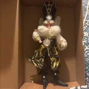 Mark Roberts Gold and Black Holiday Decor Figure